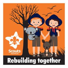 Bushfire Recovery Badge Scouts Australia