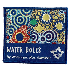 Walangari Aboriginal Water Holes Swap Badge