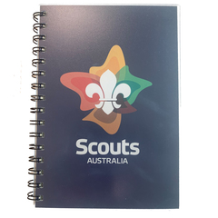 Australian Scout Logo A5 Spiral Bound Note Book