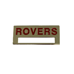 Rover Metal Service Badge