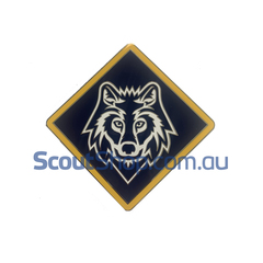 Cub Scout Grey Wolf Peak Award Metal Belt/Hat Badge