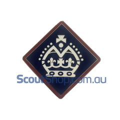 Queen's Scout Metal Belt/Hat Badge