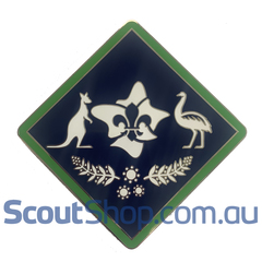 Australian Scout Award Peak Award Metal Mounting Badge
