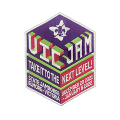 VicJam 11cm Official Embroidered Badge (RRP $4.00)