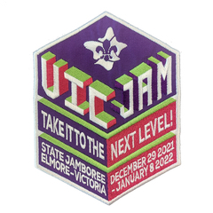 VicJam 14cm Official Embroidered Badge