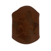 Brown Leather Woggle - MADE IN AUSTRALIA 