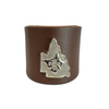 Queensland Leather Woggle with Badge