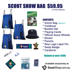 Joey, Cub or Scout Show Bag Valued @ $100