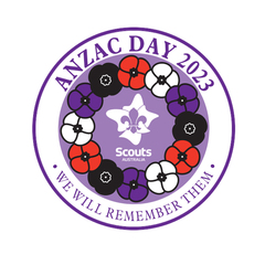 2023 Anzac Day Scout Swap Badge