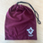 Dilly bag maroon back