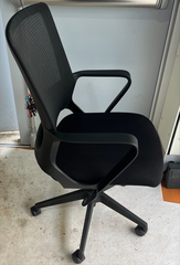 SOLD OUT - PRE-LOVED Office Chair with Arms - Rated 130kg - Collect 9am Thu 16th January from 'THE SHED' logisitics gate