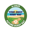 AJ2025 Future Scout Day Badge 7.5cm