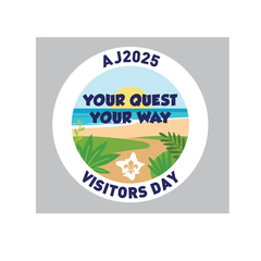 AJ2025 Visitors Day Badge 7.5cm