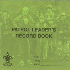 Patrol Leader Record Book - DOWNLOAD ONLY