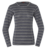 Thermabod ls crew  womens navy stripe 01