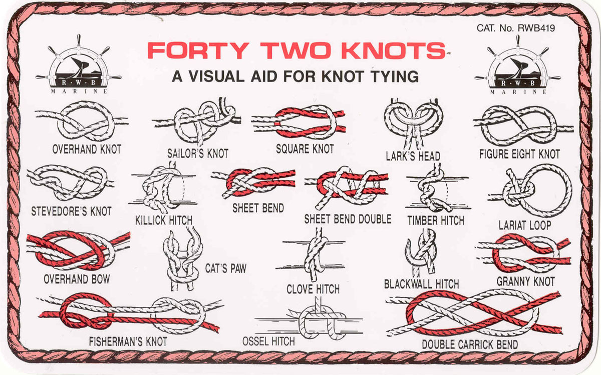42 Knots Card - The Scout Shop