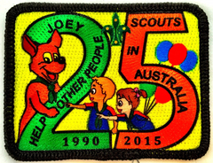 Joey 25th Birthday Badge