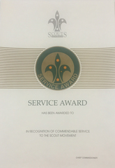 Service Award Certificate