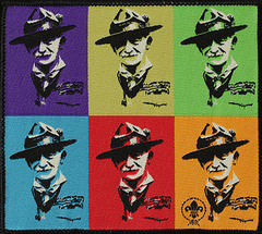 World Scout Baden Powell Pop Art Blanket Badge