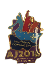 AJ2016 Metal Hat Pin - Vic Contingent (RRP $4.95)