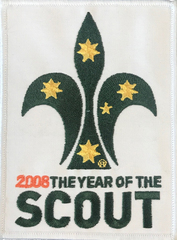 2008 Year of the Scout Blanket Badge (RRP $2)